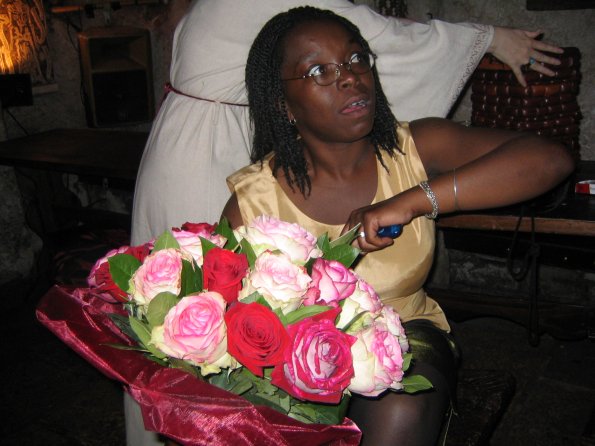 joe avec les roses