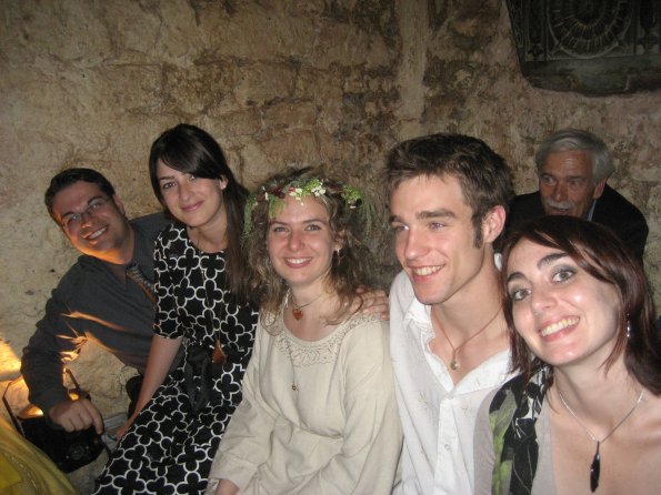 Juliette avec des cousin(e)s