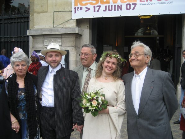 photo avec les grands-parents